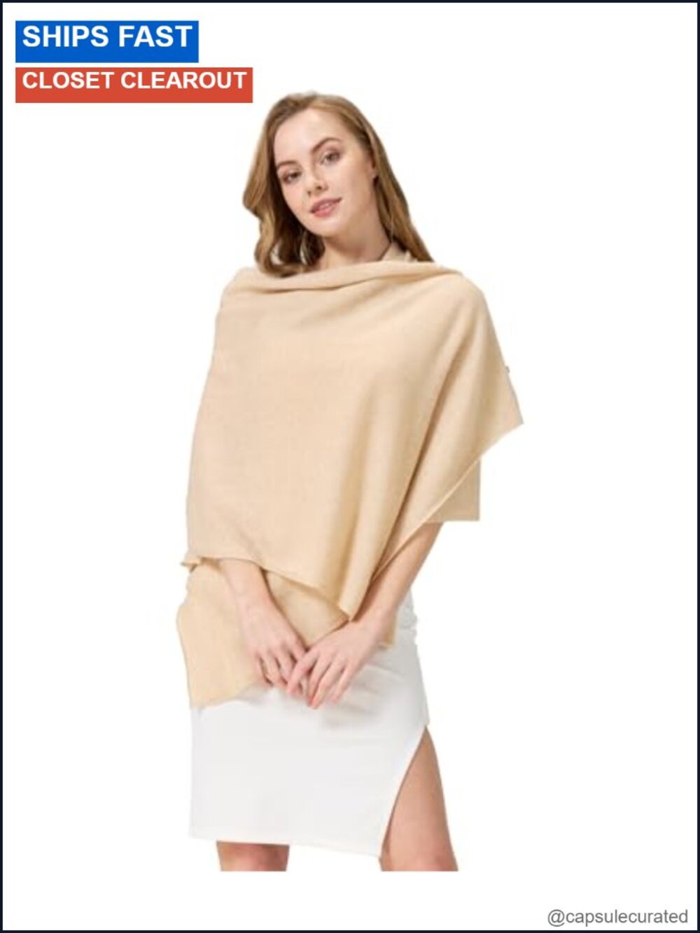 100% Cashmere Shawl Wrap Lightweight Travel Scarf Gift Box